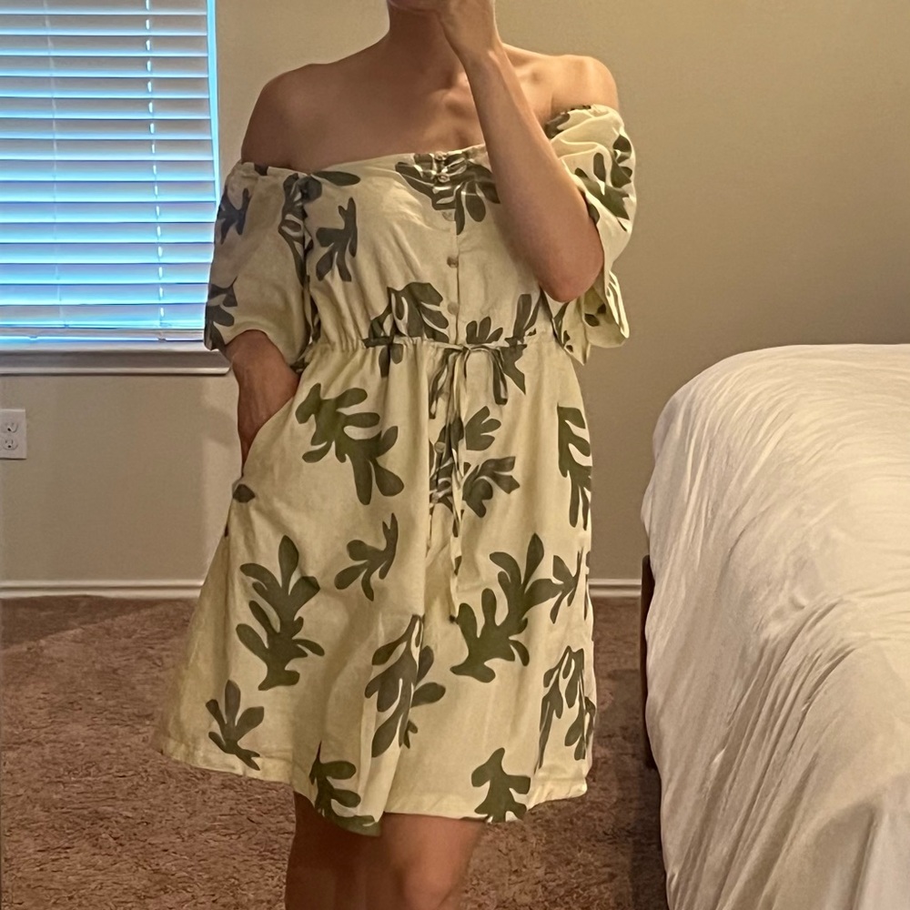 MON RENN MINI DRESS - COMPOSE PRINT